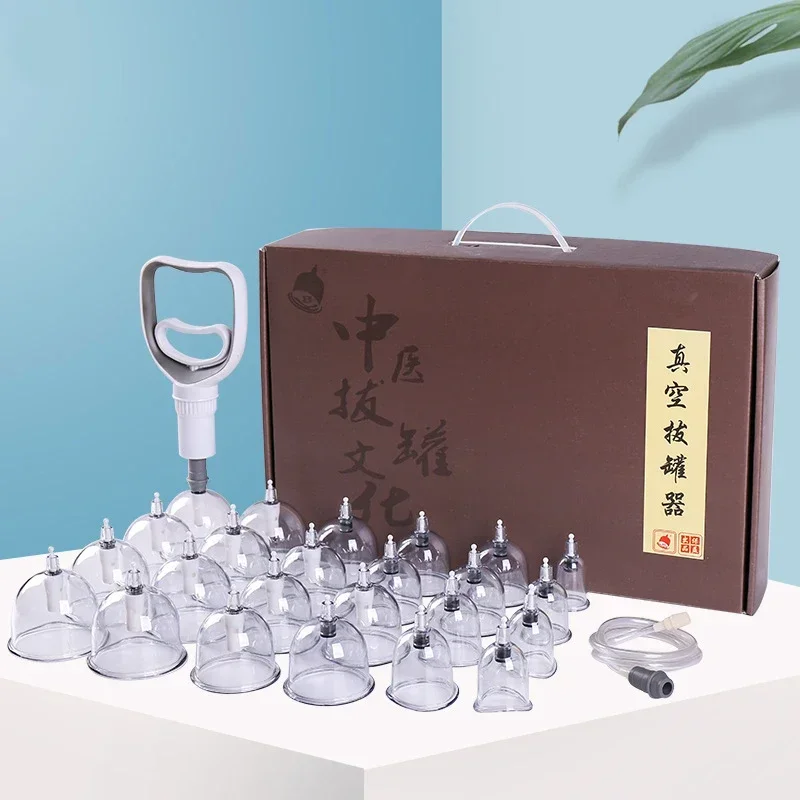 Cupping Therapy Set - 24-Cups Vacuüm Cupping Massage Sets Chinese