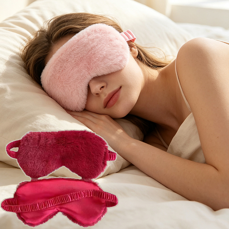 Health & Wellness Kuala Lumpur - Slaapmasker Slaapblinddoek Zachte Pluche Oogmaskers Schattig