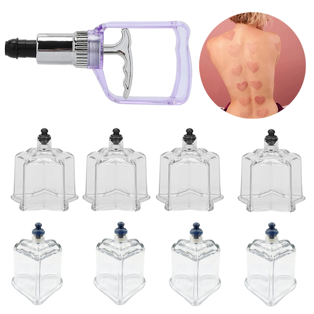 Cupping Therapy Set - Nieuwe Stijl 4 Stuks Love-Star Vorm