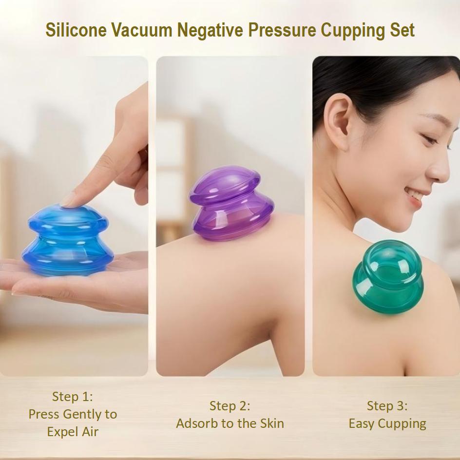 3-delige siliconen massage cup - Cupping Therapy Set recensie en prijs
