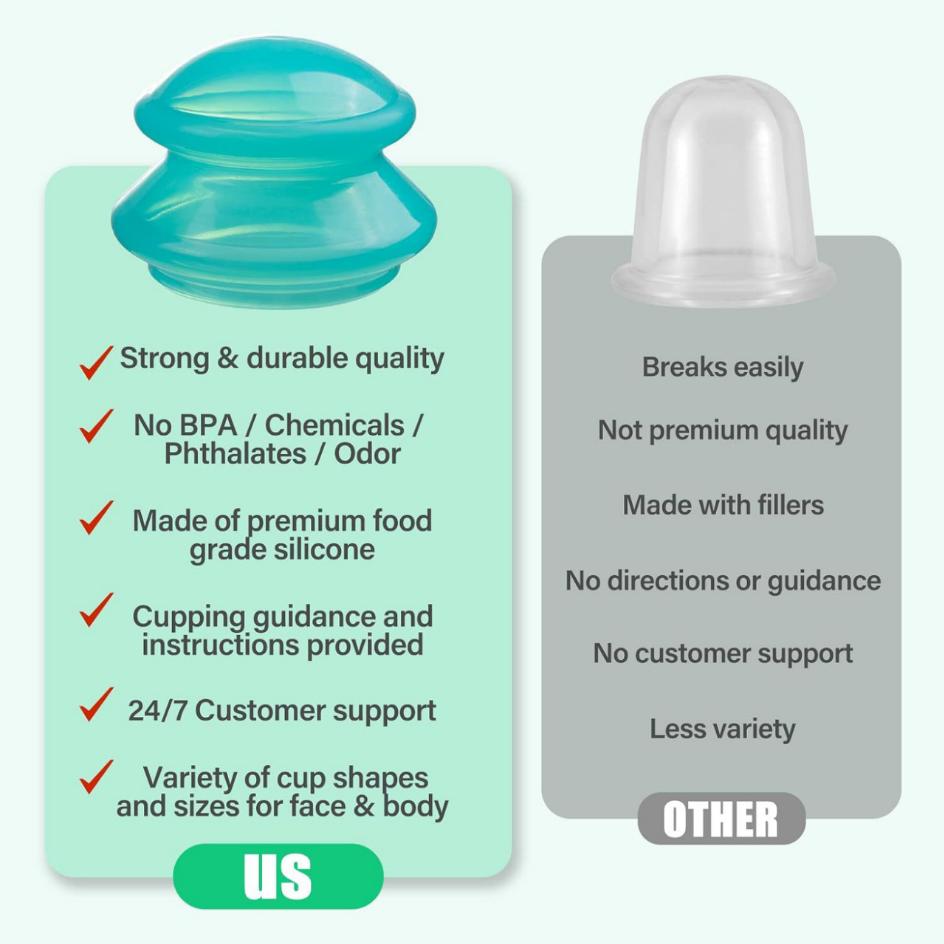 3-delige siliconen massage cup - Cupping Therapy Set recensie en prijs